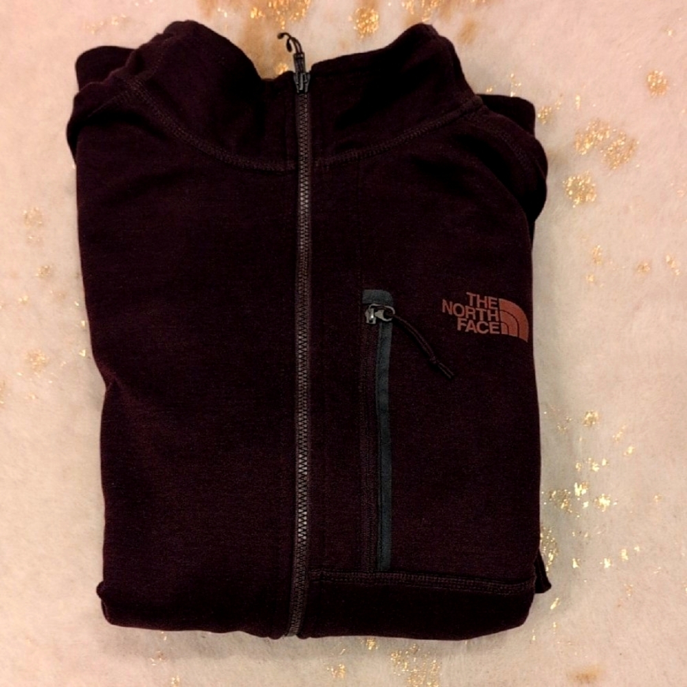 The North Face maroon Full-Zip Jacket